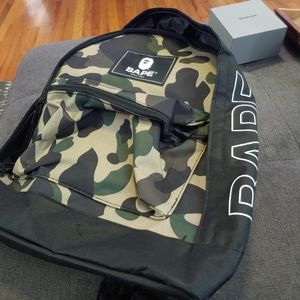 Bape Camo Backpack Bathing Ape